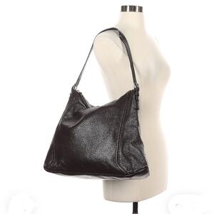 Kate Spade Countries Glossy Pebble Leather Satchel Handbag